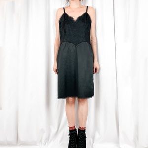 Vintage 90s Black Dress • Vanity Fair